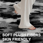 4x6 Ft Shag Rugs for Bedroom Living Room, Tie-Dyed Ultra Soft Fluffy Furry Area - Image 4