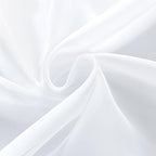 youleyar Solid Sheer Rod Pocket Curtain Voile Draperies 2 Panels White Beige - Image 9