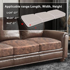 Leather Look Couch Cushion Covers Sofa Seat Slipcovers Sets Couches Furniture - Image 3