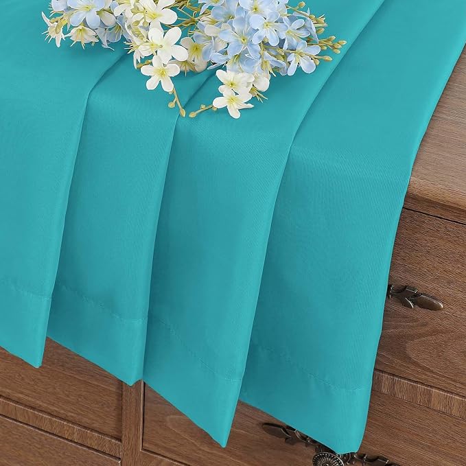 Window Sheer Curtains 54 inch Length, Soft Airy Light Filtering Sheer Curtain 2 - Image 8