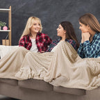 Buryeah 6 Pcs Flannel Throw Blanket Bulk 50 x 60 in Sleepover Blanket Outdoor - Image 4