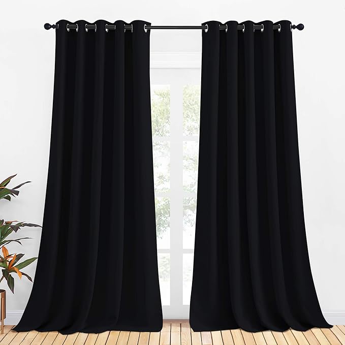 NICETOWN Bathroom Blackout Curtains and Drapes by NICETOWN