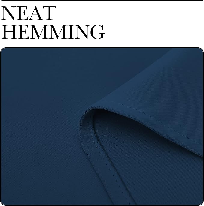NICETOWN Moroccan Blue Room Darkening Curtains - Image 6