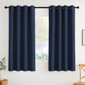 NICETOWN Room Darkening Draperies Curtains Panels, 2 Panels Navy Blue W52 x L63 by NICETOWN