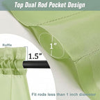 Sheer Curtains 84 Inches Long 2 Panels, Elegant Airy Transparent Light - Image 3