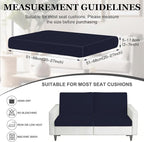 4Pcs Patio Stretch Cushion Covers, Outdoor Sofa Replacement Cover Slipcovers - Image 2