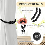 Magnetic Curtain Tiebacks, 4 Pack Curtain Holdbacks - Image 5