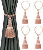 Fenghuangwu 4 Pack Curtain Tie Backs Rope Tassels by fenghuangwu