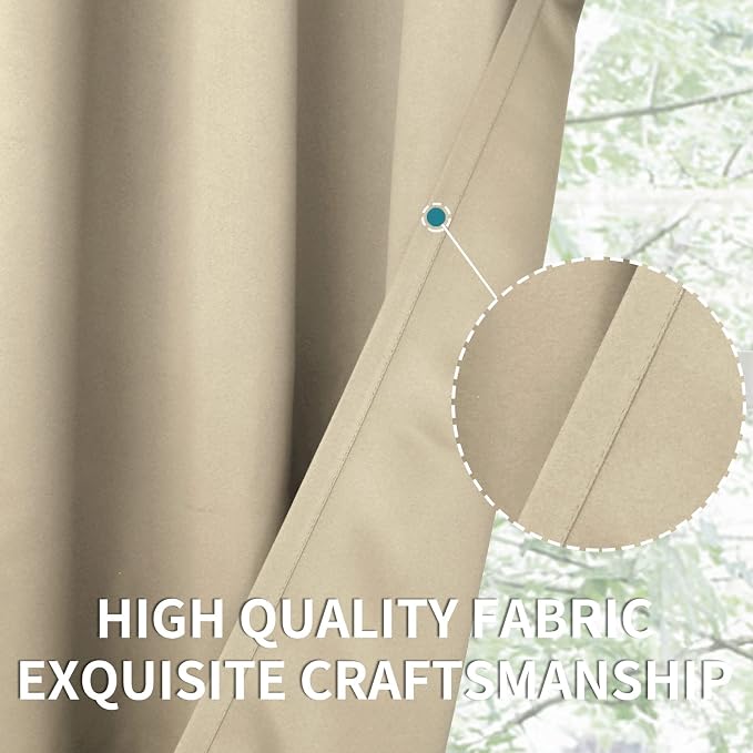 BGment Room Darkening Curtains 95 Inches Long - Image 7