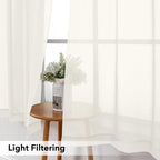 Simplebrand Ivory Tier Curtains - Image 3