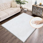 ORINOVA White Faux Fur Rug 5x8 Rugs by ORINOVA