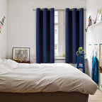 BGment Blackout Curtains for Bedroom 63 Inches Long - Image 2