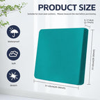 8Pcs Outdoor Cushion Covers, Patio Cushion Covers, Stretch Elastic Slipcovers - Image 2
