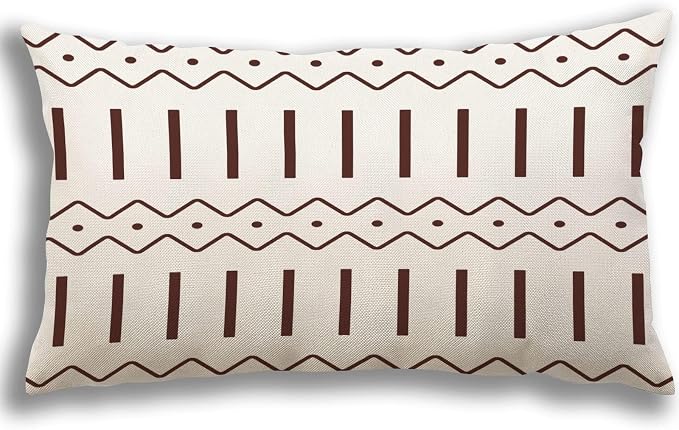 YCOLL Pillow Covers 12x20 Set of 4, Modern Sofa Throw Pillow Cover, Decorative - Image 4