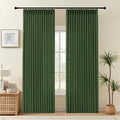 Pinch Pleated Sheer Curtains 84 Inches Long by IVAPUPU