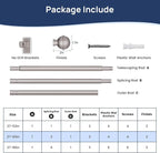 ENJOYBASICS No Drill Curtain Rods - Image 7