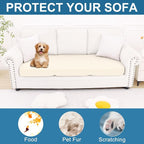 Smiry Printed Couch Cushion Covers, Stretch Soft Couch Covers - Image 7