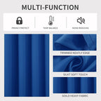Joydeco Blackout Curtains 54 Inch Length 2 Panels Set, Thermal Insulated Long - Image 4