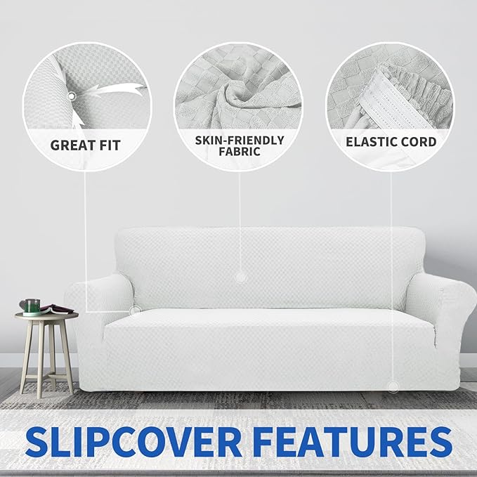 ZNSAYOTX 1 Piece Jacquard Couch Covers - Image 3