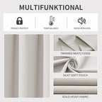 Joydeco Blackout Curtains 90 Inch Length 2 Panels Set, Thermal Insulated Long - Image 3