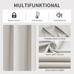 Joydeco Blackout Curtains 95 Inch Length 2 Panels Set, Thermal Insulated Long - Image 3