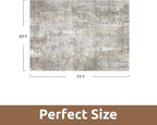 5 x 7 Area Rugs for Living Room, Machine Washable Non Slip Rug Ultra Soft Low - Image 2