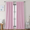 Simplebrand Ava Pink Blackout Curtains by Simplebrand