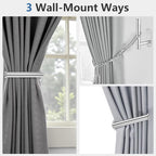 4pcs Curtain Holdbacks, Screw-in Curtain Tiebacks Curtain Tie Backs Curtain - Image 5