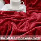 Exclusivo Mezcla Fleece Bed Blanket Twin Size, Super Soft and Warm Blankets - Image 6