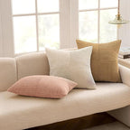 MIULEE Brown Decorative Throw Pillow Covers 20x20 Inch - Image 5