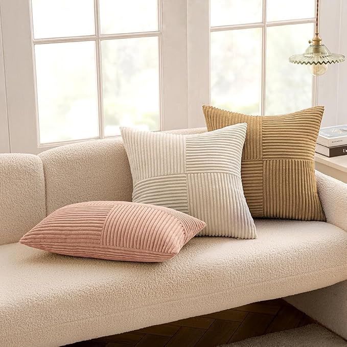 MIULEE Brown Decorative Throw Pillow Covers 18x18 Inch - Image 5