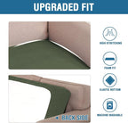 H.VERSAILTEX Super Stretch Individual Seat Cushion Covers Sofa Covers Couch - Image 6
