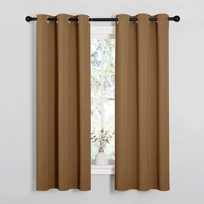 NICETOWN Sleek Blackout Curtains 63 inches Length by NICETOWN