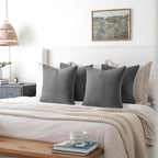 Topfinel Decorative Grey Throw Pillow Covers Cushion Cases, Mix and Match - Image 6