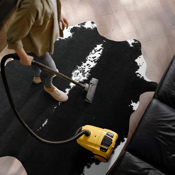 AROGAN Oversized Faux Cow Hides and Skins Rug-5.2 × 6.2 Feet Cow Print Area Rugs - Image 5