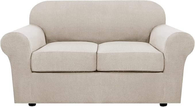H.VERSAILTEX 3 Piece Stretch Sofa Covers by HVERSAILTEX
