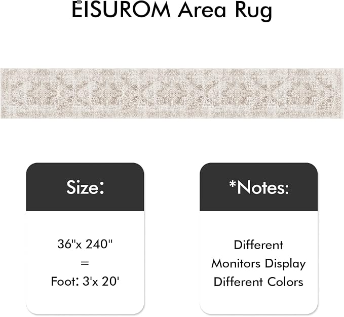 Hallway 3x20 Runner Rug - Image 2