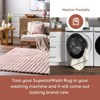 nuLOOM 7'6' x 9'6' Cozy Plush Area Rug, Machine Washable, Soft Fluffy Shag - Image 4