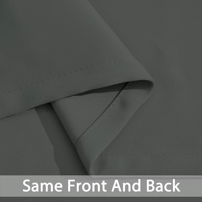Yakamok Room Darkening Drapes Blackout Curtains Thermal Insulated Grommet - Image 6