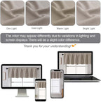 Chyhomenyc Stone Valances for Window, Room Darkening Short Curtains for Kitchen - Image 5