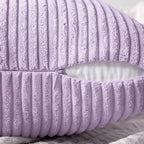 MIULEE Purple Decorative Throw Pillow Covers 18x18 Inch - Image 3