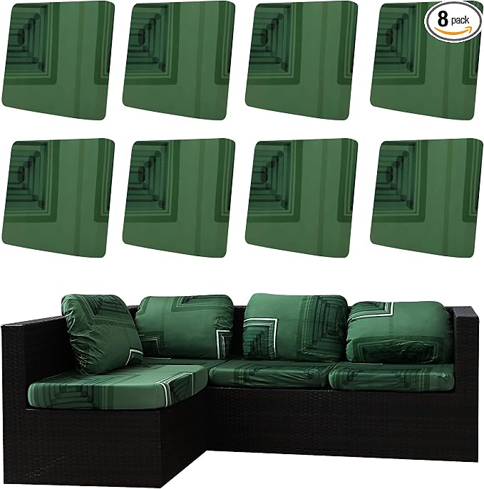 Outdoor Cushion Covers Set, Replacement by SUKAIKEQA