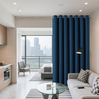 Joydeco Blackout Patio Sliding Door Curtains 96 Inches Long, Grommet Privacy - Image 2