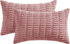 MIULEE Pack of 2 Corduroy Decorative Lumbar Throw Pillow Covers 20x12 Inch Soft - Image 6