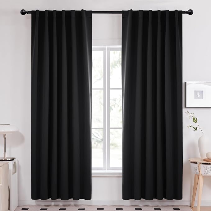 Deconovo Blackout Curtains 84 Inches Long, 52x84 Inch, Room Darkening Curtains by Deconovo