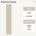 Hallway Runner Rug 3x18 - Image 5