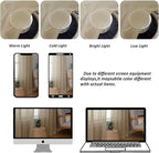 Chyhomenyc Taupe Sheer Curtains 120 Inches Long - Image 5