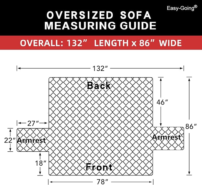 Easy-Going Reversible Oversized Couch Cover - Image 6