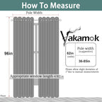 Yakamok Blackout Curtains Room Darkening Thermal Insulated Window Panels - Image 7