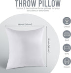 Utopia Bedding 18x18 Pillow Inserts, Sofa & Couch – Soft, Supportive & Fluffy - Image 3